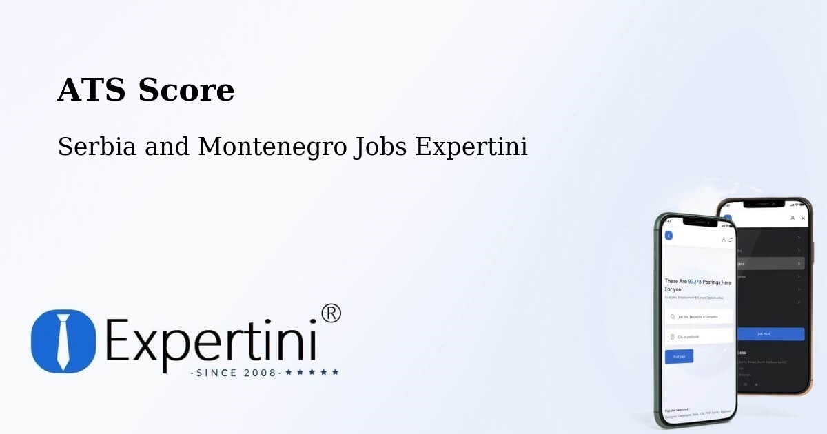 Resume ATS Score & Job Description Match Tool – Guelph - Serbia and Montenegro Jobs Expertini